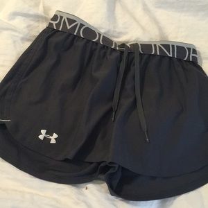 Grey Loose Fitting Athletic Shorts